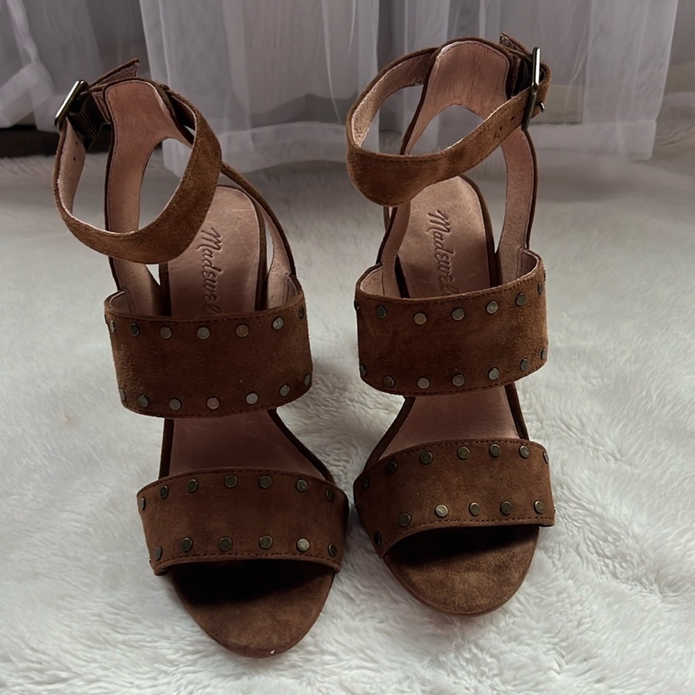 Madewell Suede Studded Sandals